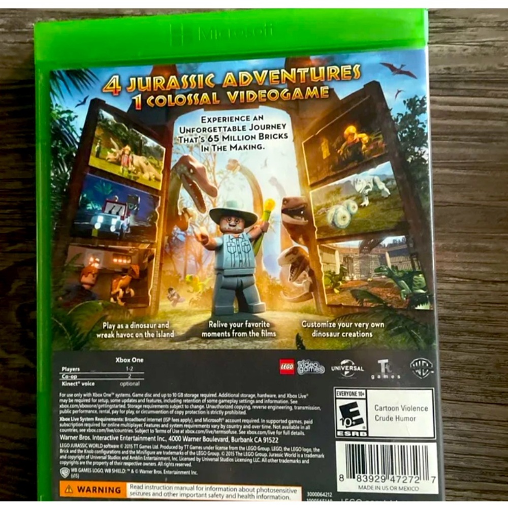 Xbox one game. Very good condition. My kid outgrew the game